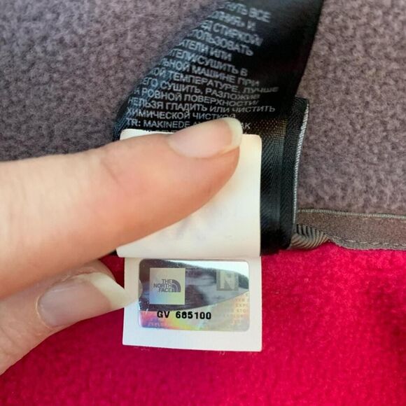 The North Face Women's Full Zip Fleece Jacket in Pink Gray Size Large - Picture 8 of 8